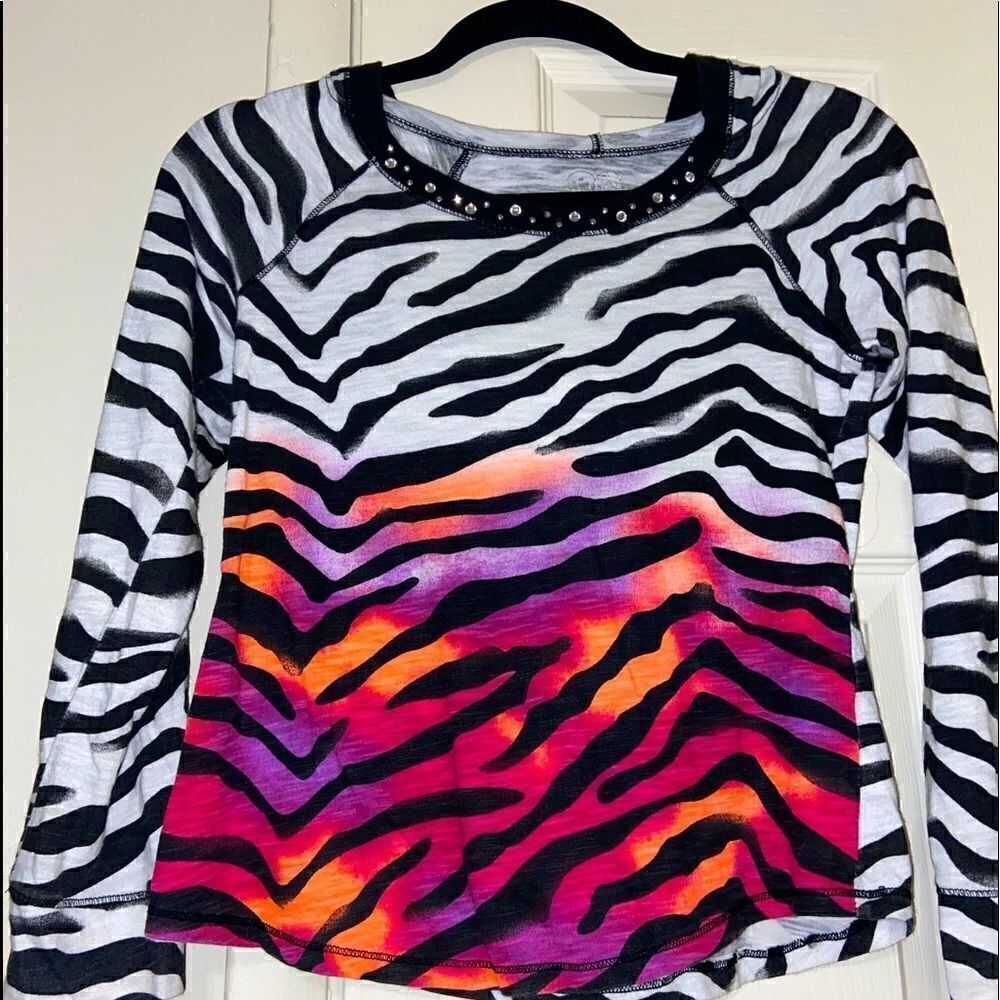 Justice long sleeve hooded top